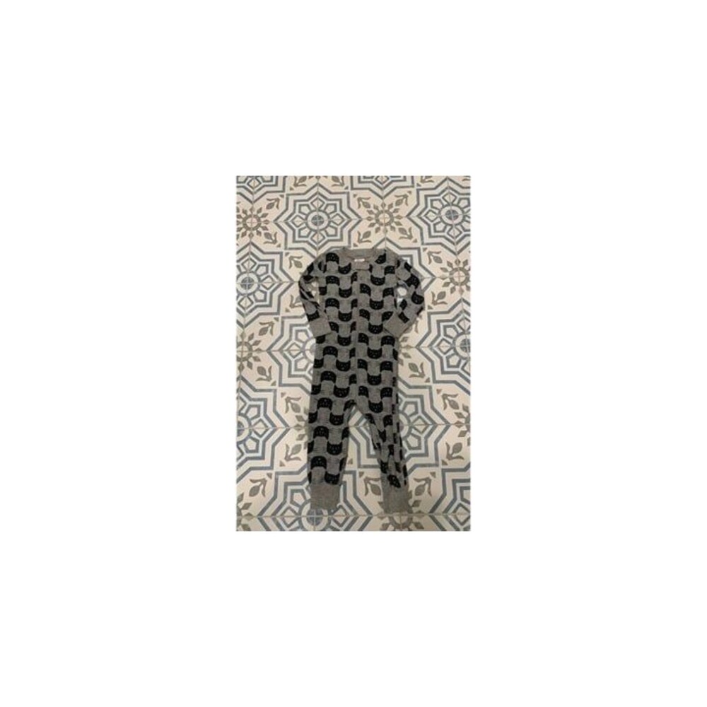 2T Hanna Andersson Cat Onesie Pajamas